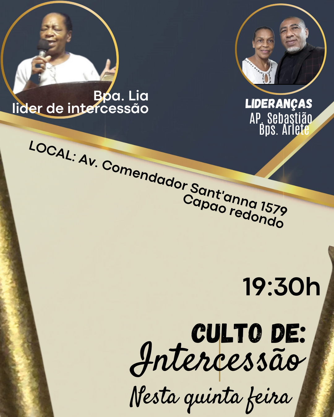 Quinta feira de intercessão e liberação